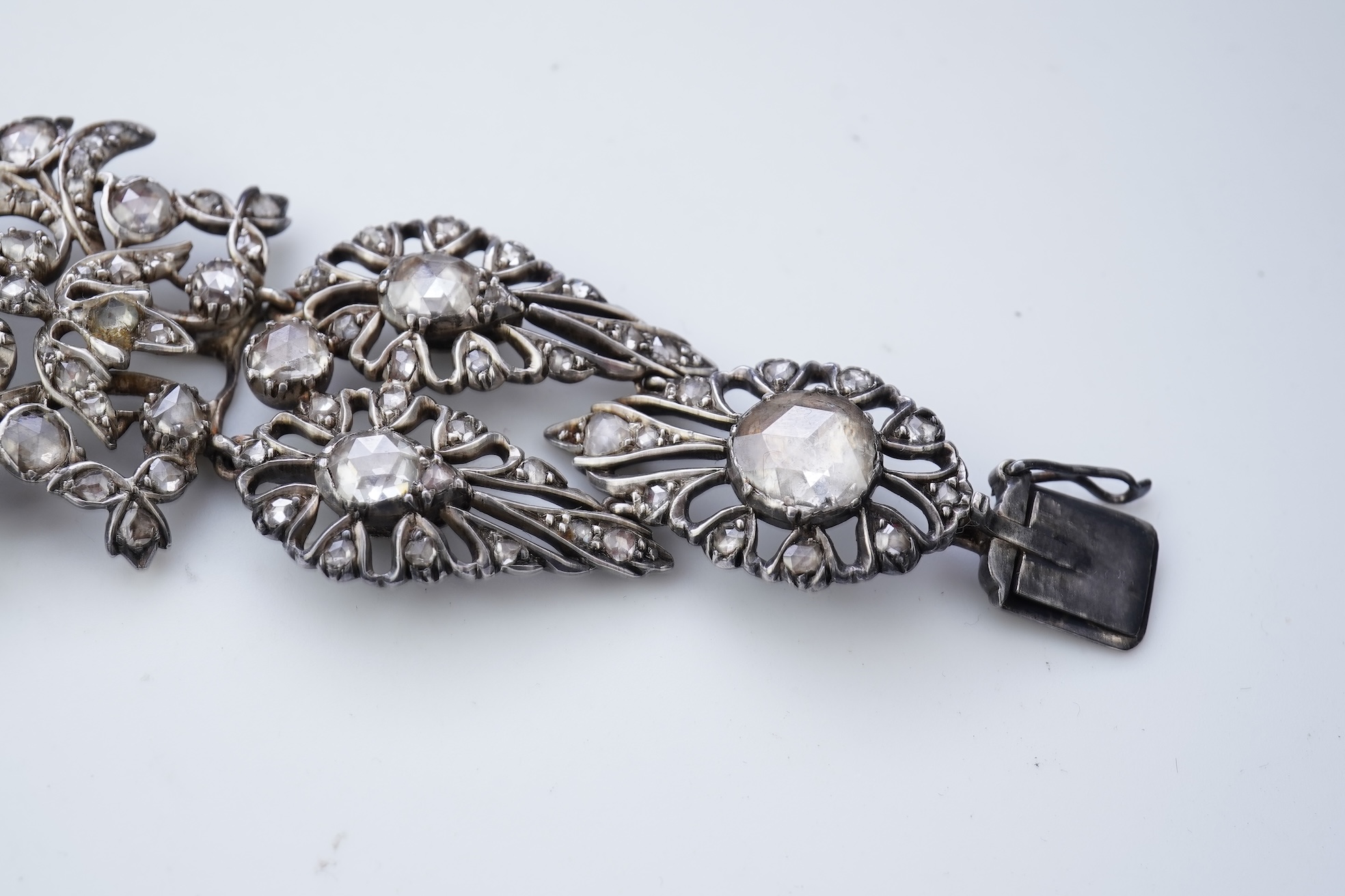 A diamond bracelet, possibly Spain or Portugal, 19th century